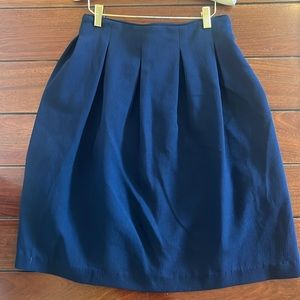 Black Halo Navy Skirt